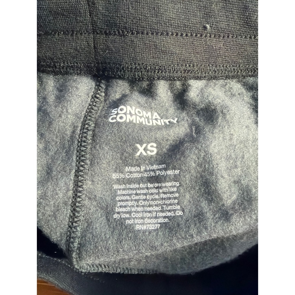 Sonoma Community Cargo Jogger Mens XS Black Digital Camo 1776 Patch Military NEW - Picture 5 of 9